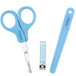 Nuby Evolutive Nail Care Set + 0 m - Olika färger