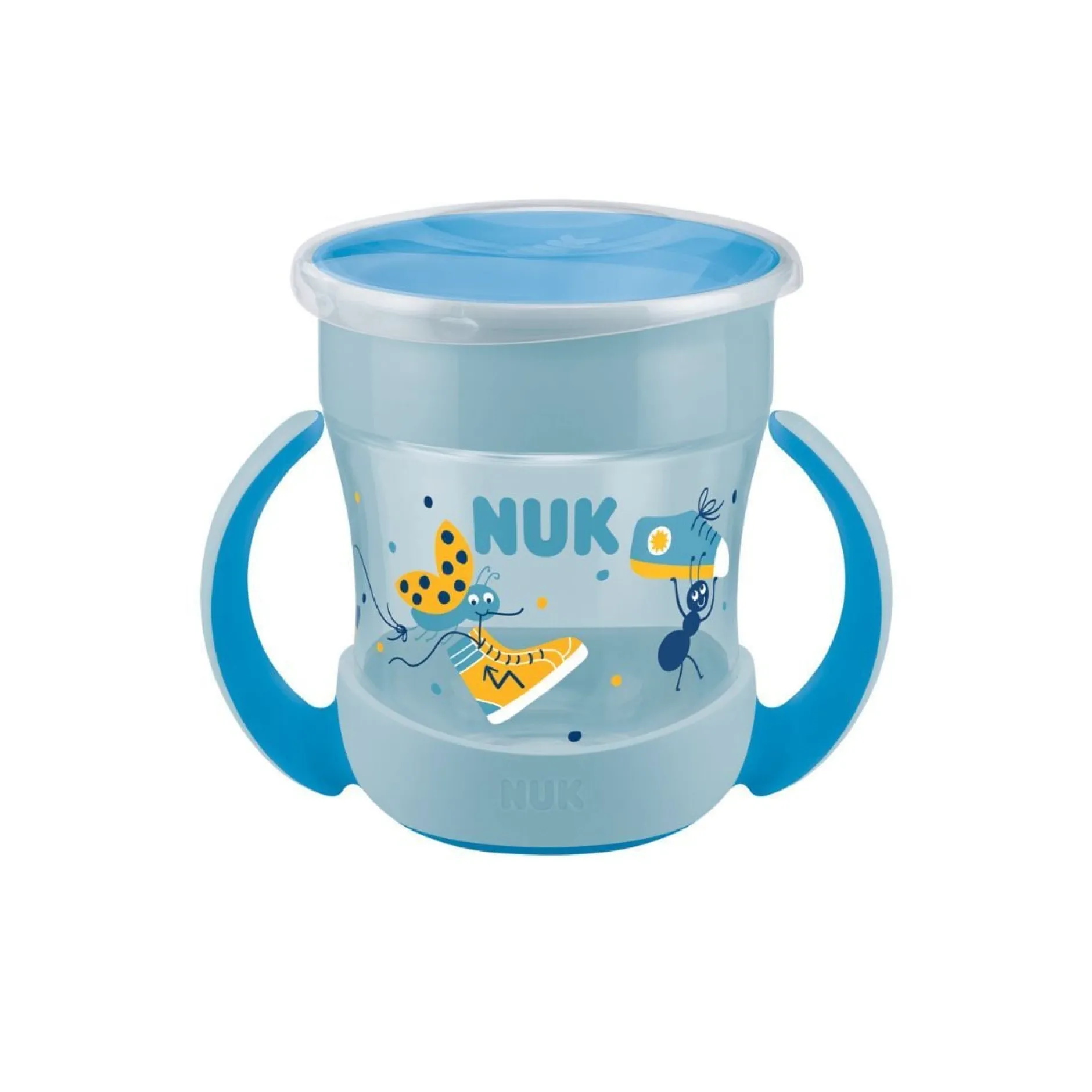 NUK Evolution Mini Magic Mugg Blå 160 ml