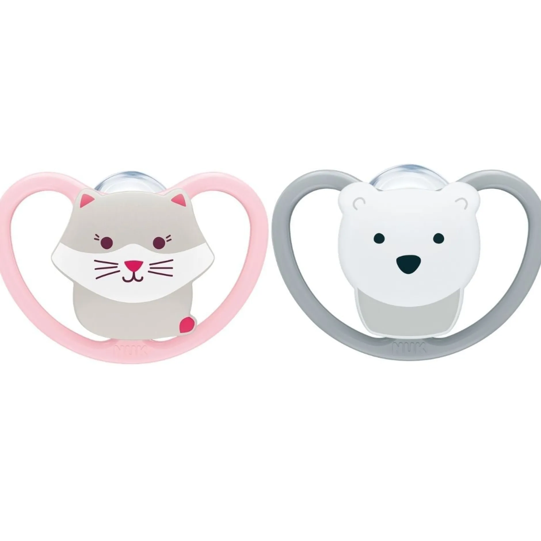 NUK Perfect Match Air Cat/Polarbear, stl 18-36 mån 2 st