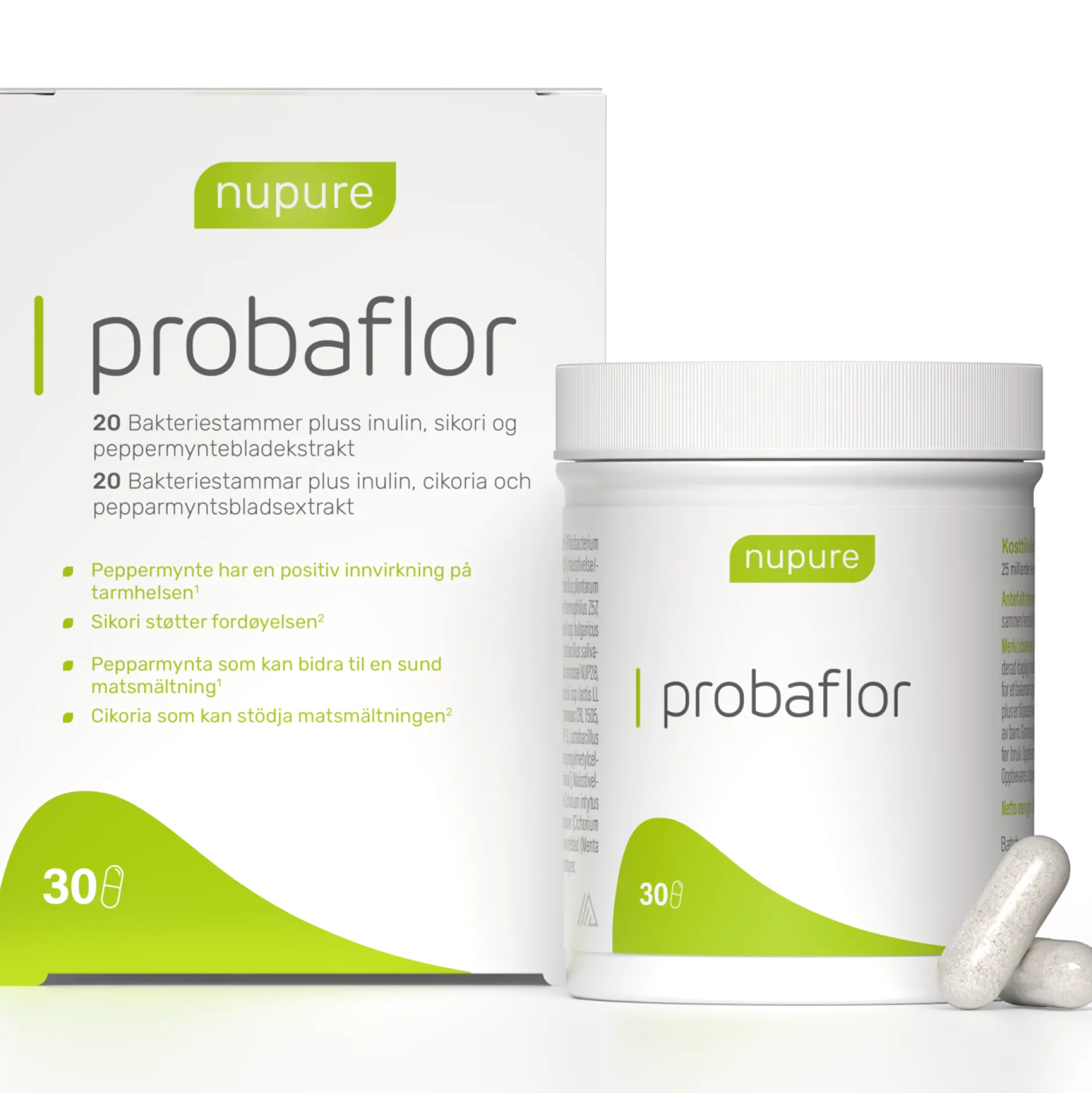 nupure probaflor 30 kapslar