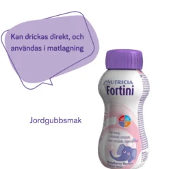 Nutricia Fortini Jordgubb Näringsdryck för barn 4 x 200 ml