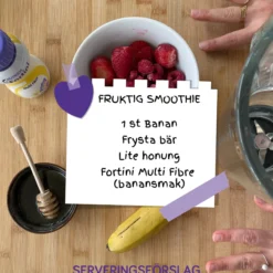 Nutricia Fortini Multi Fibre Banan Näringsdryck för barn 4 x 200 ml