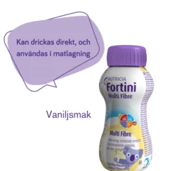 Nutricia Fortini Vanilj Näringsdryck för barn 4 x 200 ml