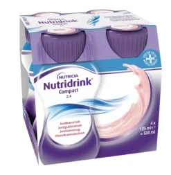Nutridrink Compact Jordgubbsmak 4 x 125 ml