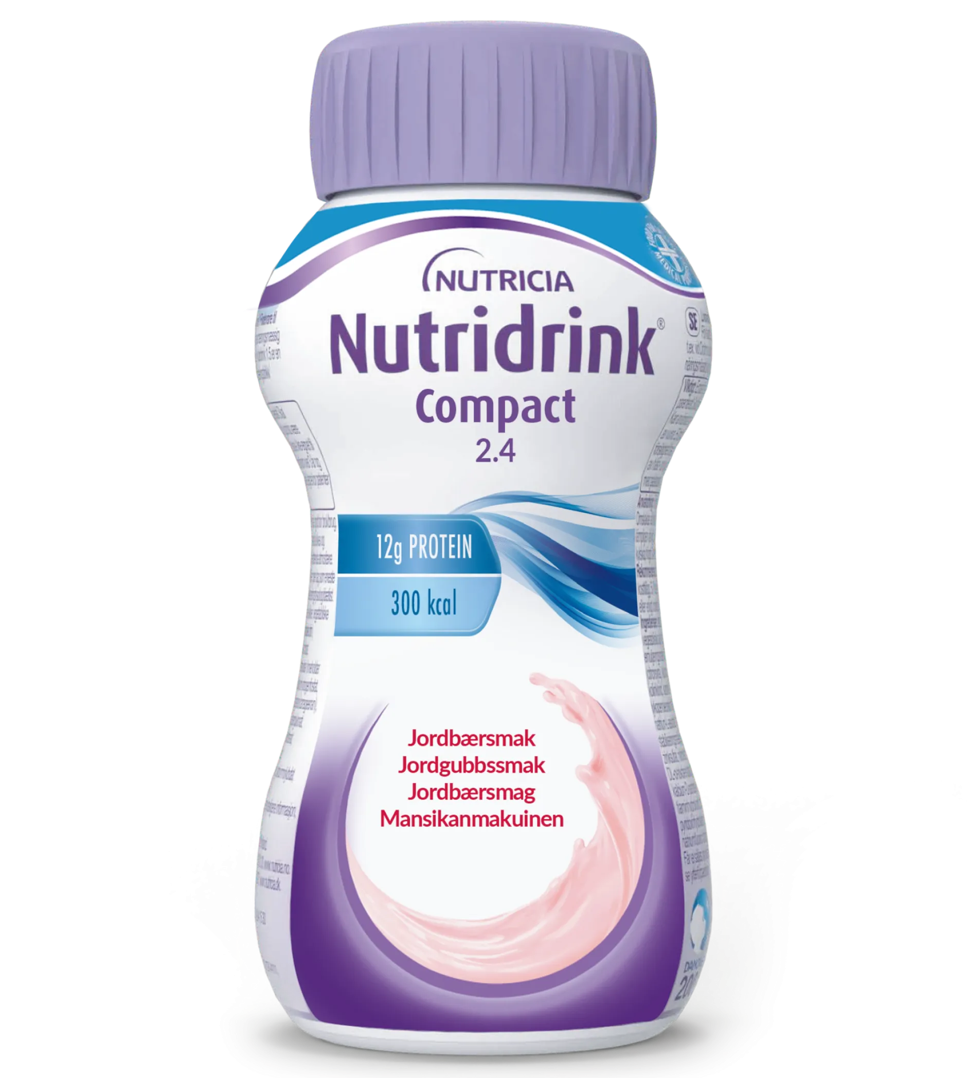Nutridrink Compact Jordgubbsmak 4 x 125 ml