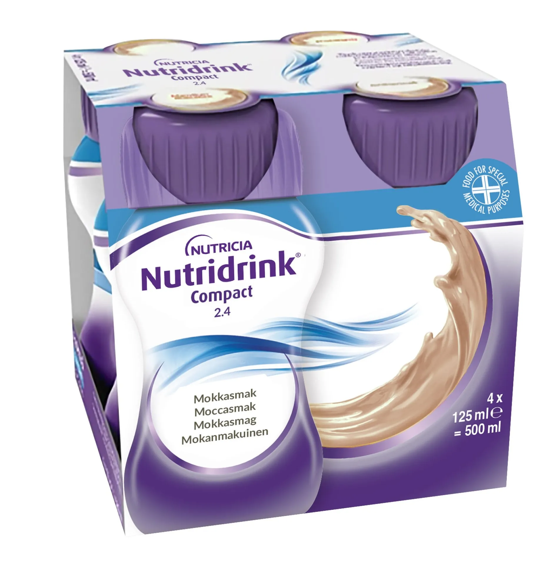 Nutridrink Compact Moccasmak 4 x 125 ml
