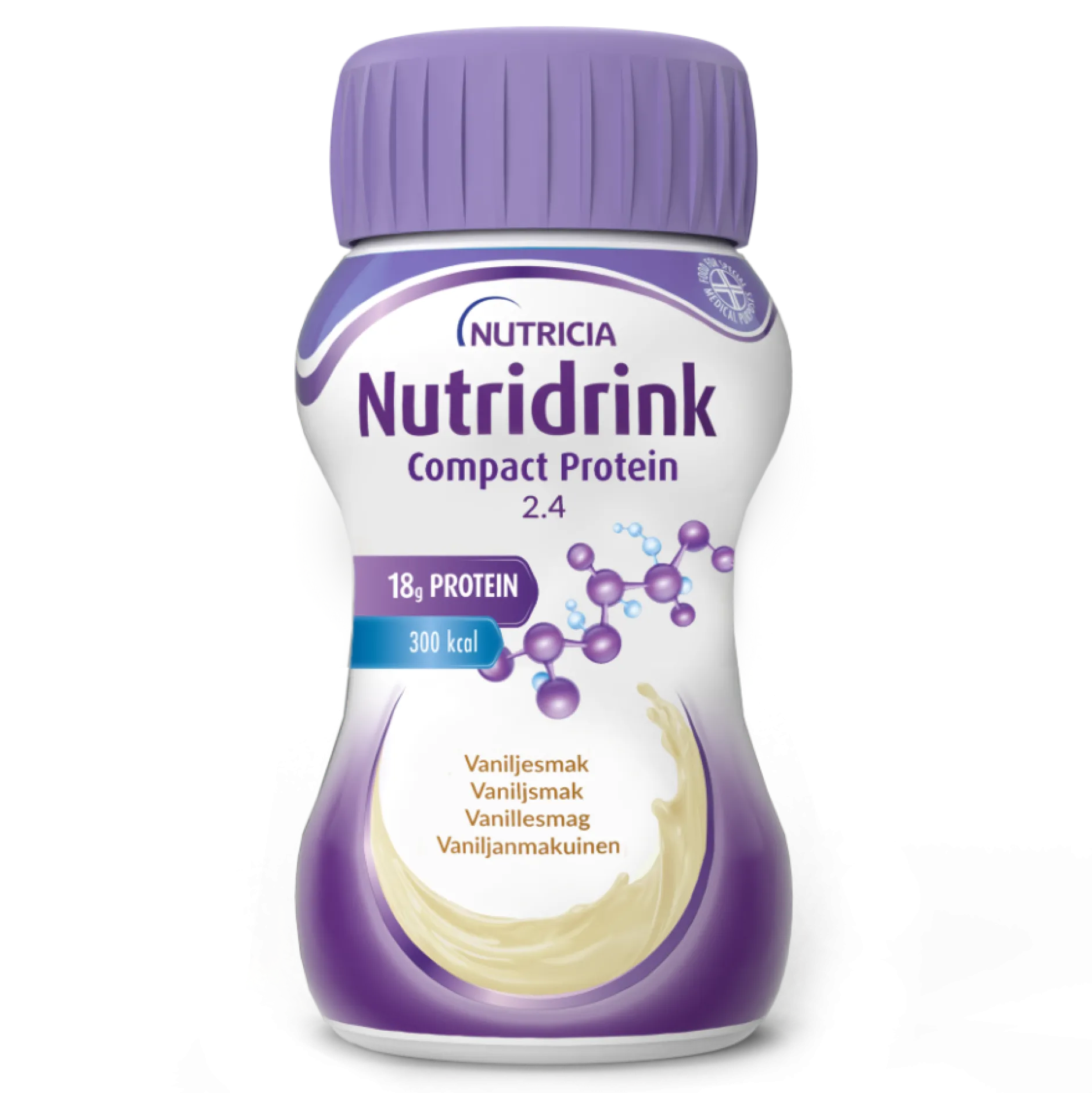 Nutridrink Compact Protein Vaniljsmak 4 x 125 ml