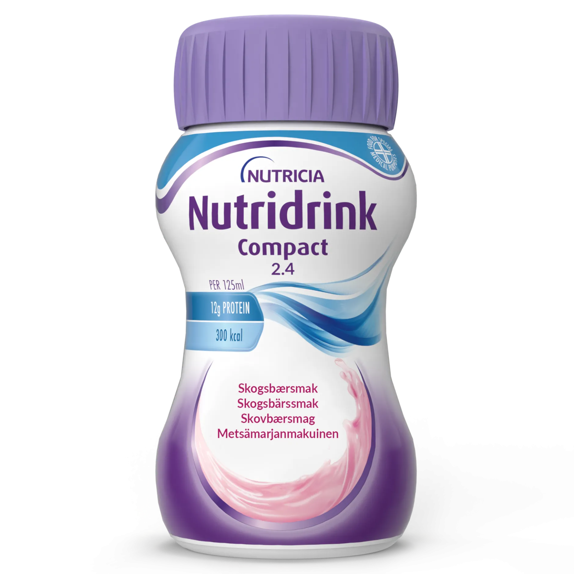Nutridrink Compact Skogsbärssmak 4 x 125 ml