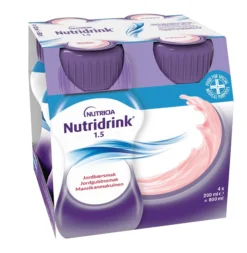 Nutridrink Jordgubbsmak 4 x 200 ml