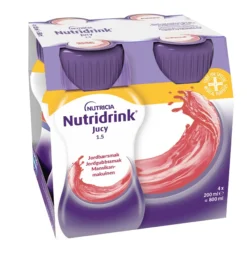 Nutridrink Jucy Jordgubbsmak 4 x 200 ml