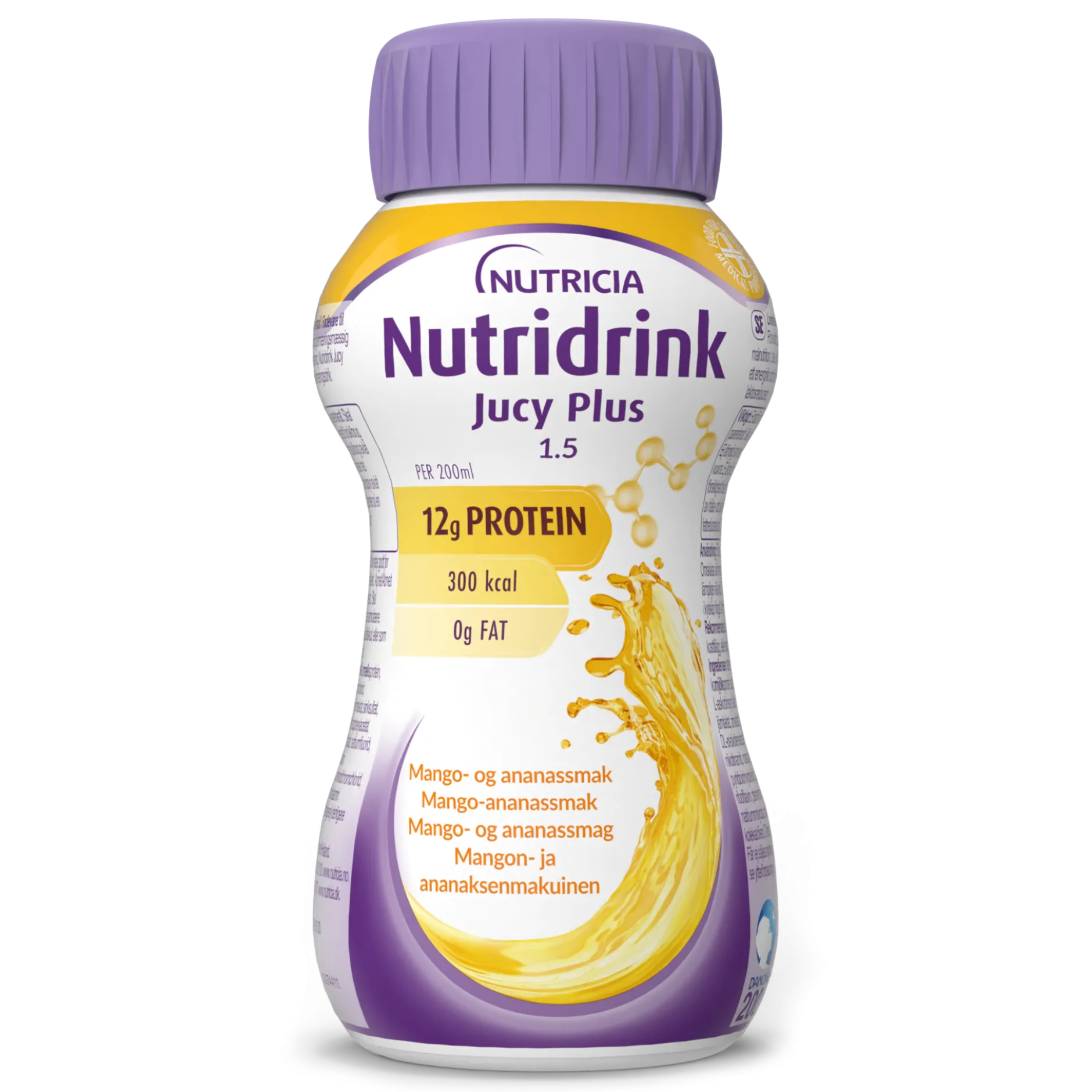 Nutridrink Jucy Plus Mango-Ananas 4x200 ml