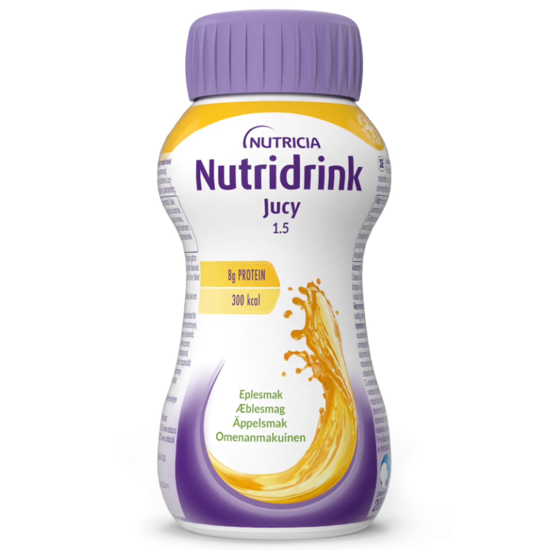 Nutridrink Jucy Äpplesmak 4 x 200 ml