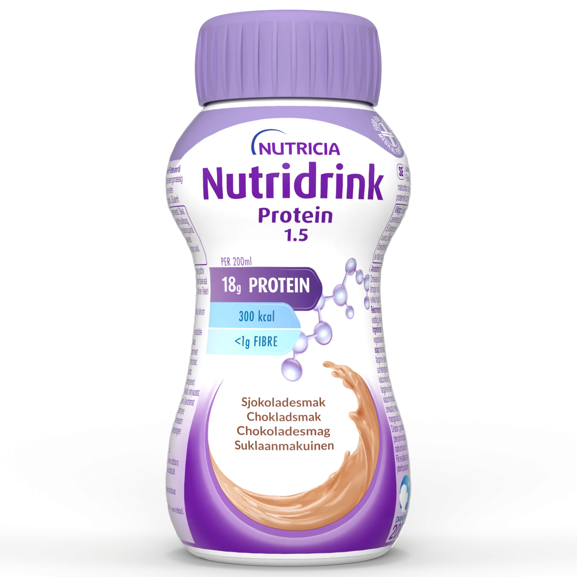 Nutridrink Protein Chokladsmak 4 x 200 ml