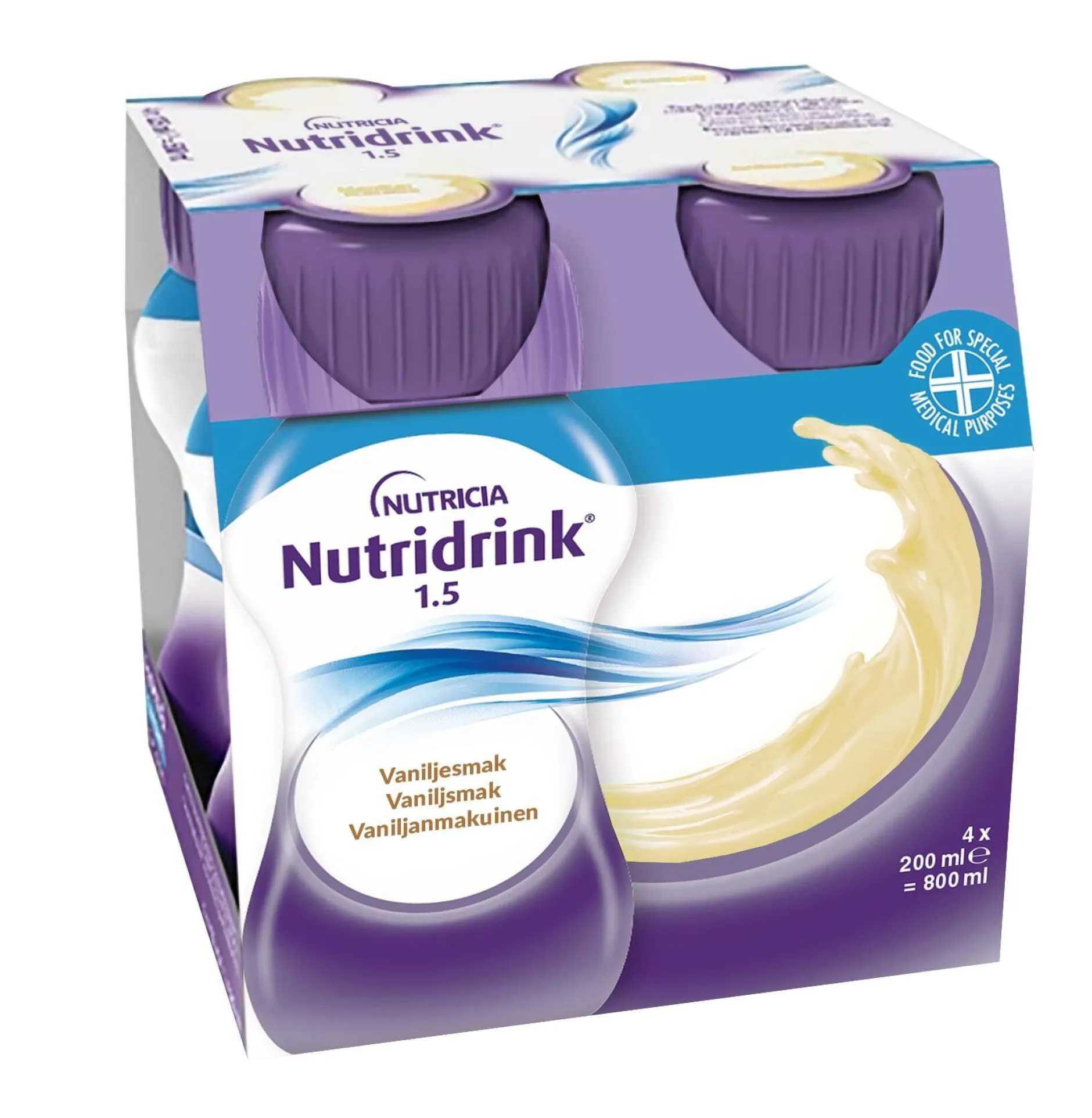 Nutridrink Vaniljsmak 4 x 200 ml
