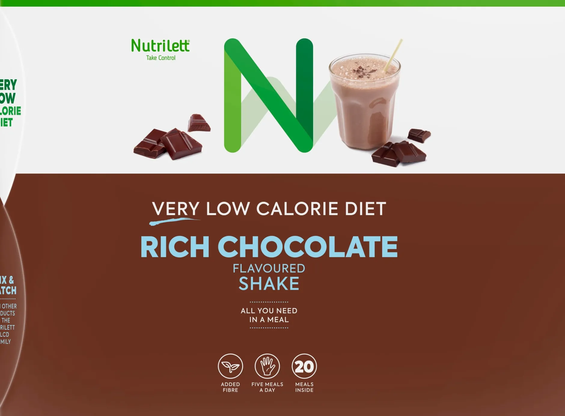 Nutrilett VLCD Rich Chocolate Shake 20 st