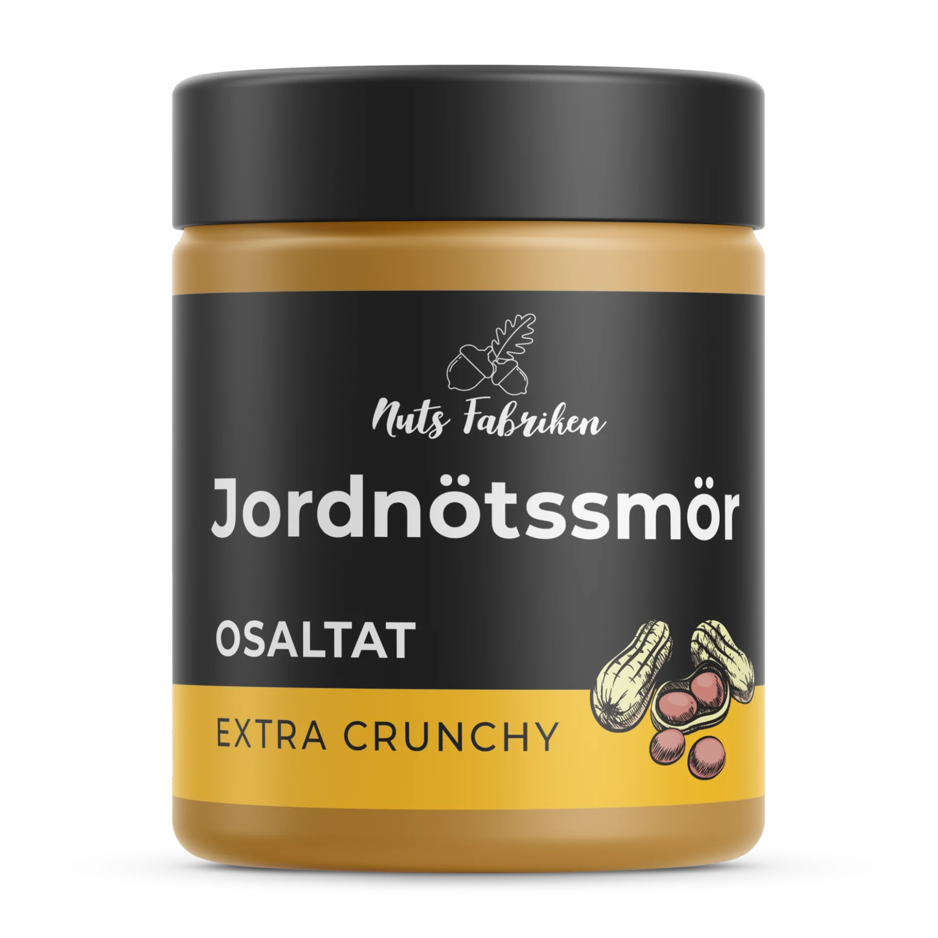 Nuts FabrikenJordnötssmör Osaltat Extra Crunchy 1000g