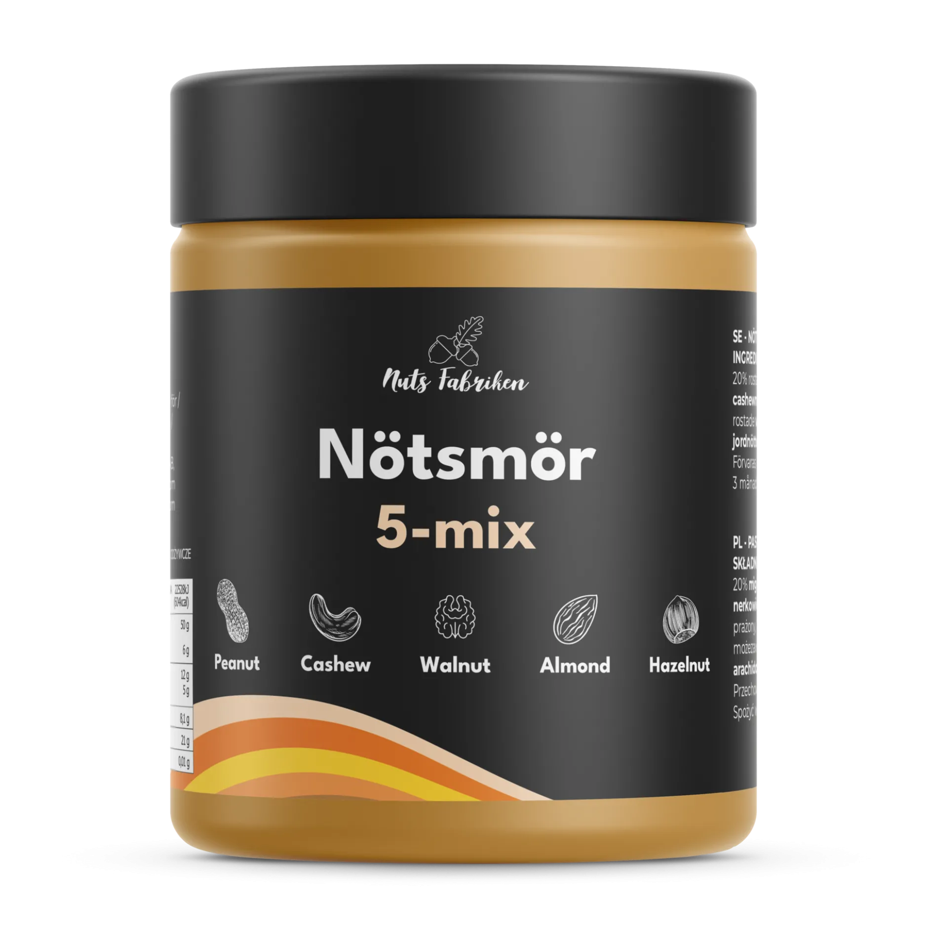 Nuts Fabriken Nötsmör 5-mix 1 kg