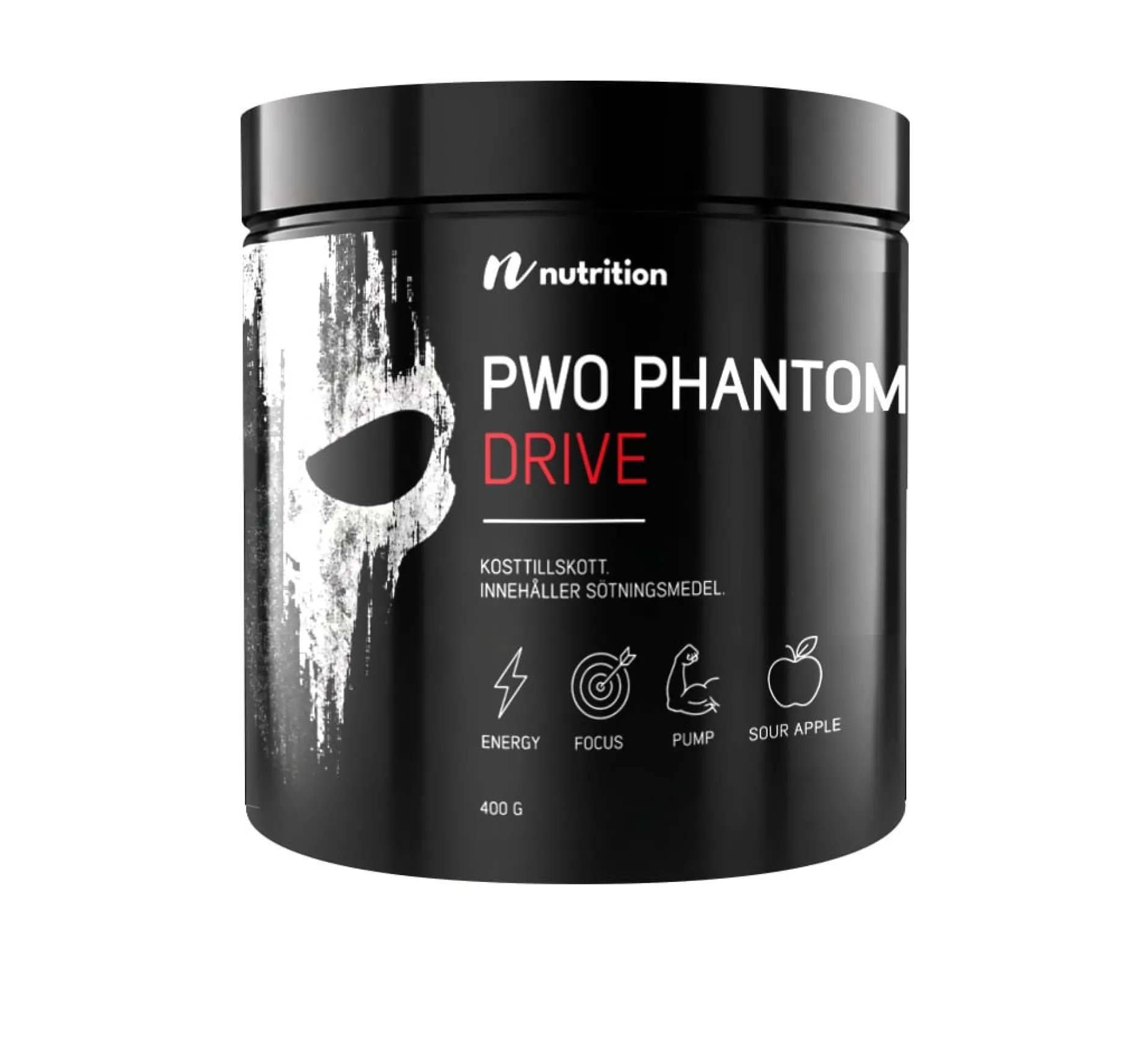 Nuts Fabriken PWO Phantom Drive Sour Apple 400 g