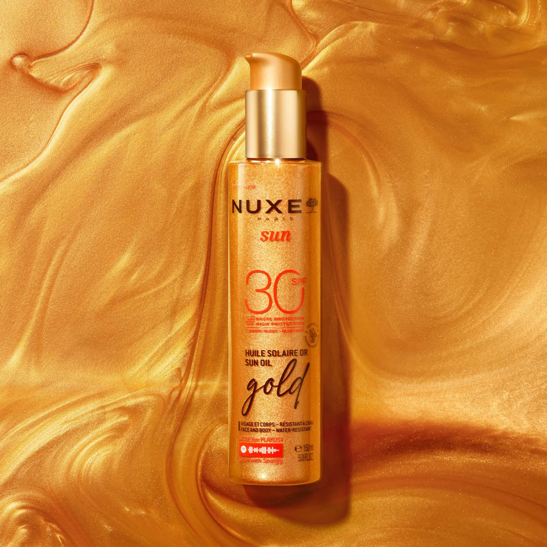 NUXE Sun Tanning Oil Gold SPF30 150 ml