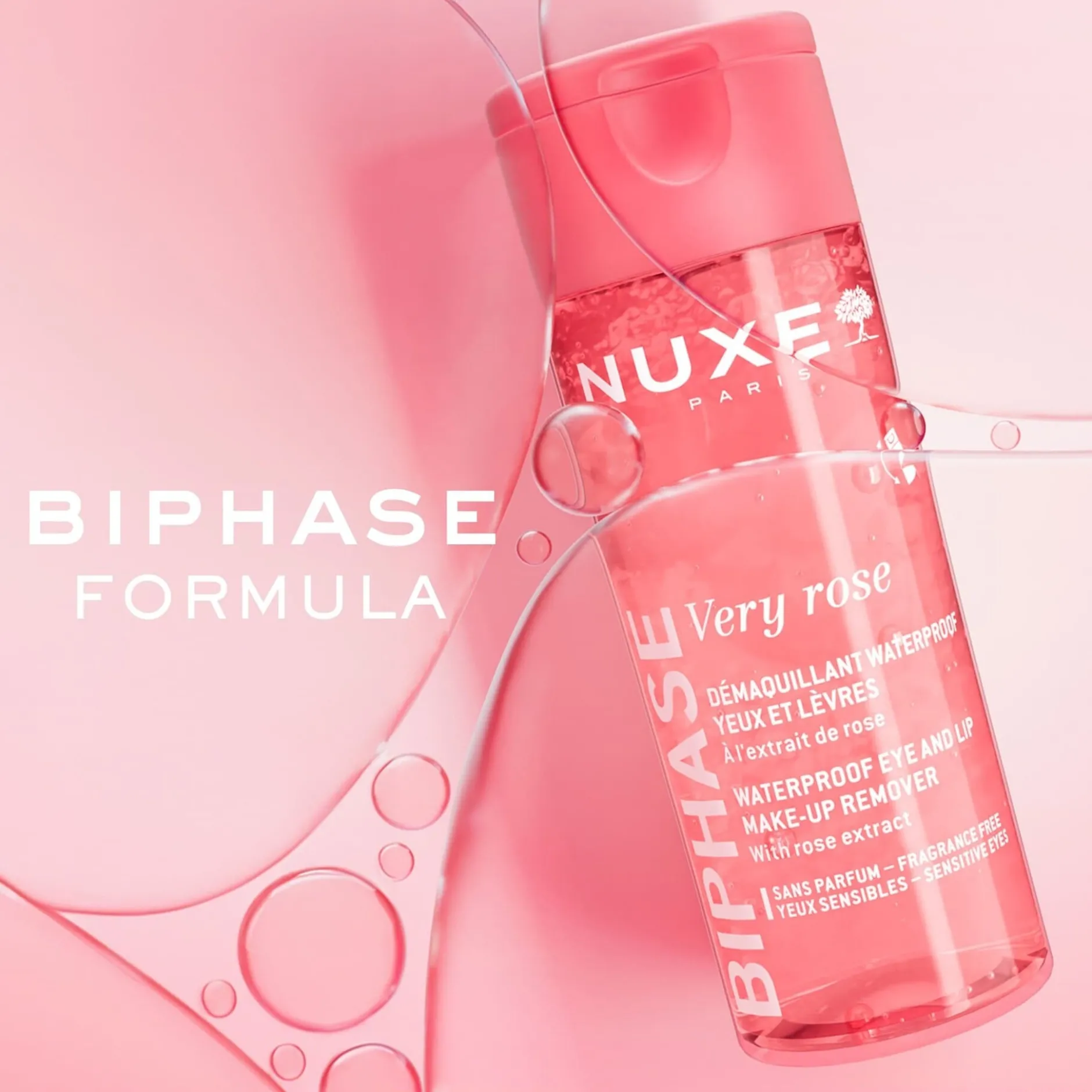 Nuxe Very Rose Biphase Makeup Remover 100 ml