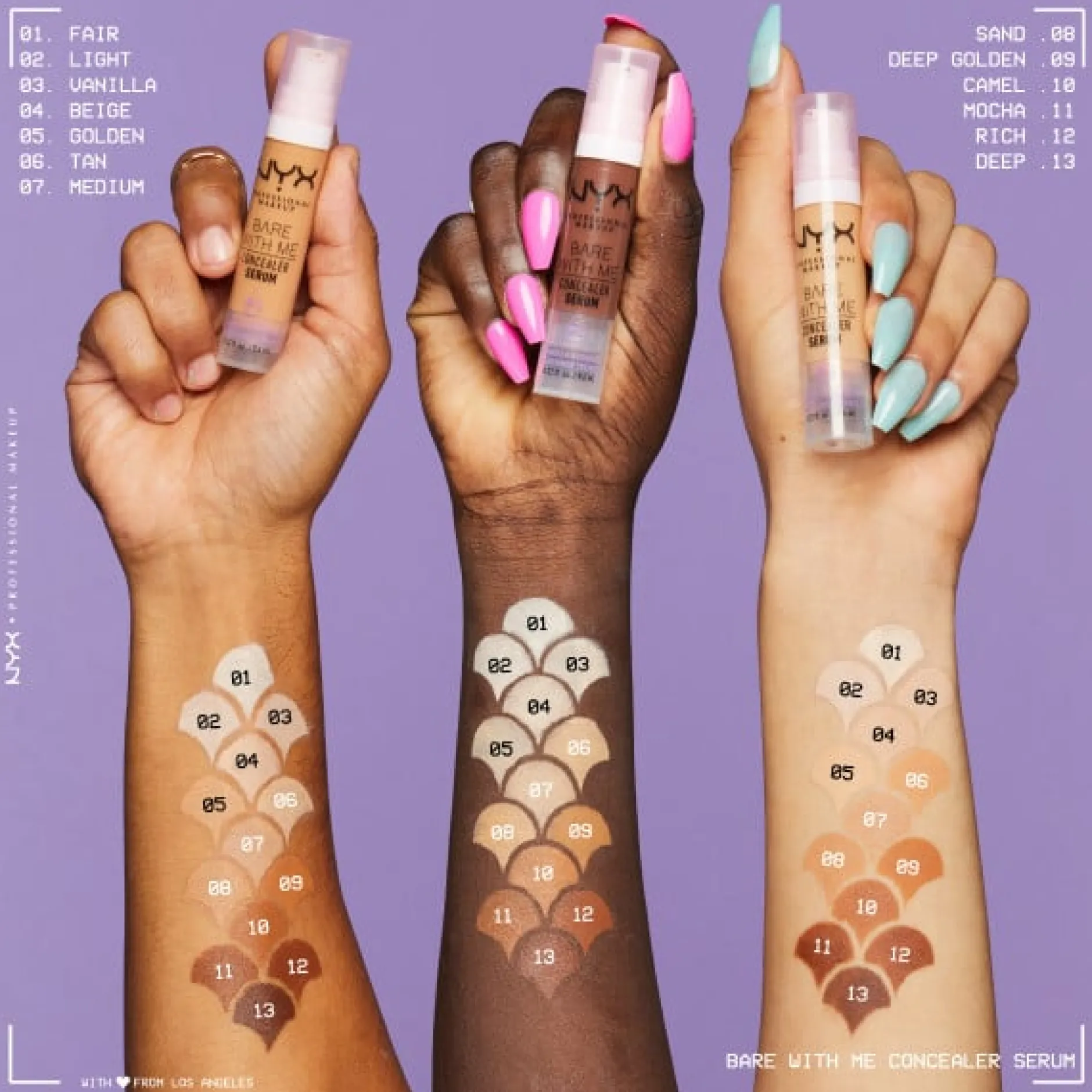 NYX Professional Makeup Bare With Me Concealer Serum 3 Vanilla 9,6 ml