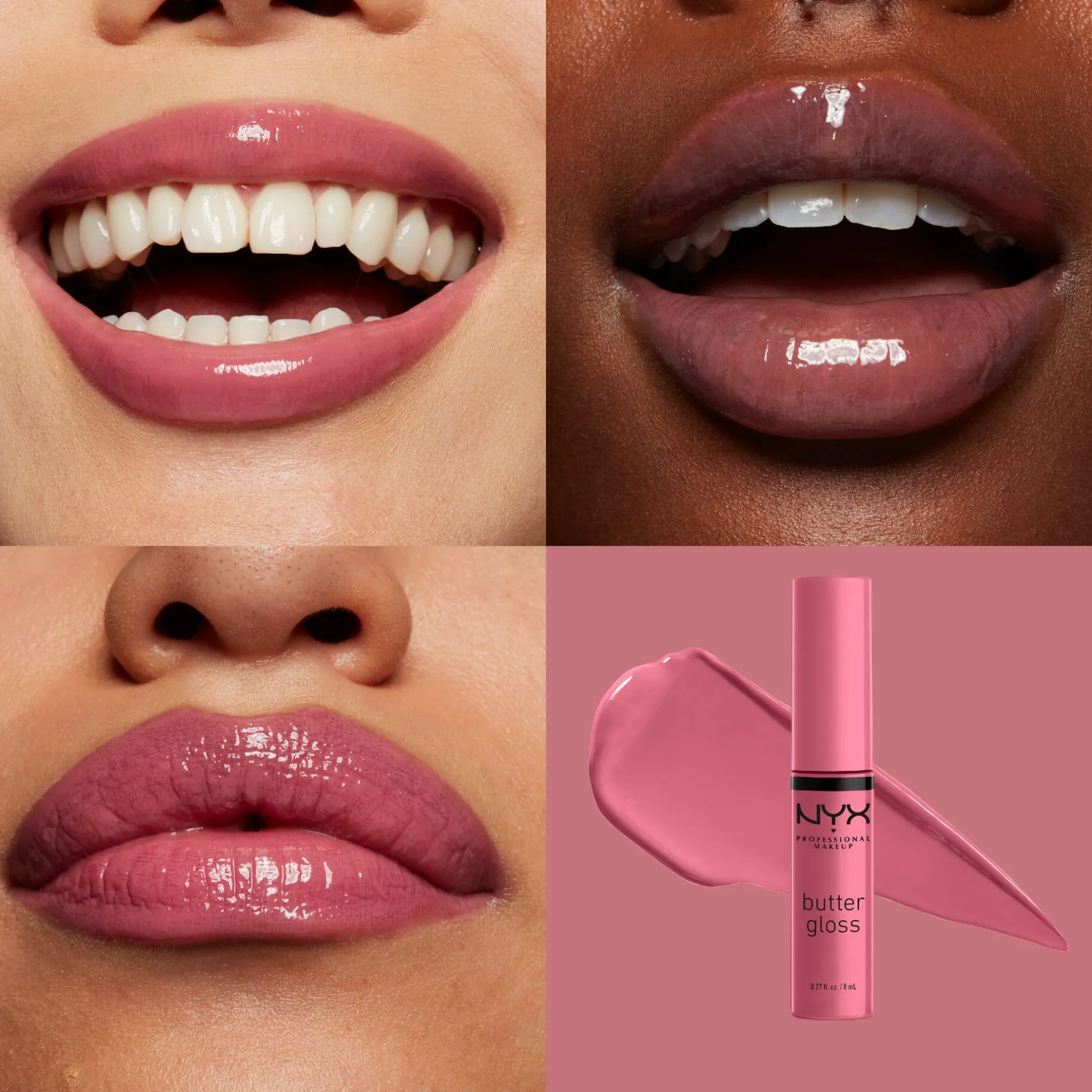 NYX Professional Makeup Butter Lip Gloss 15 Angel Food Cake 8 ml