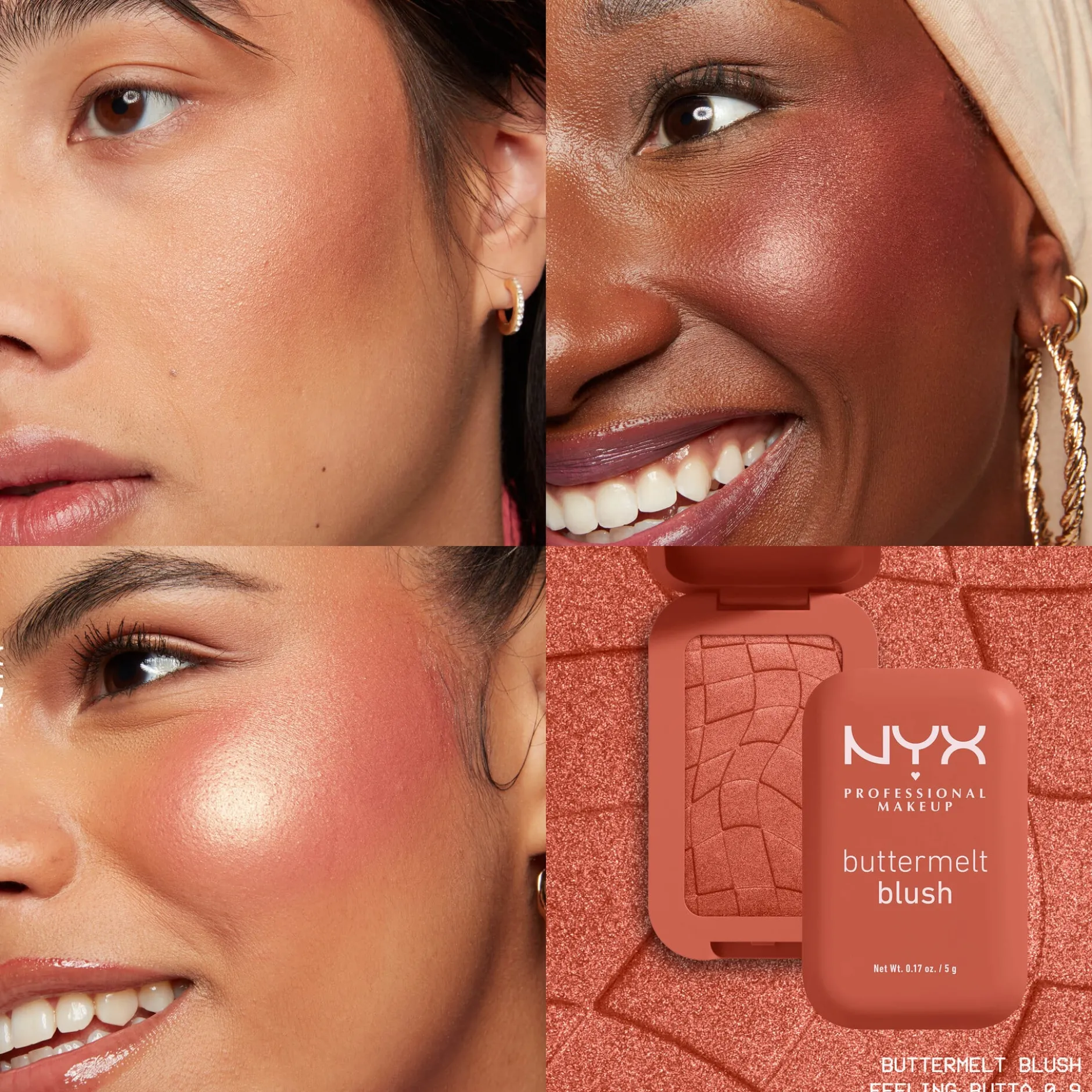 NYX Professional Makeup Buttermelt Blush 09 Feeling Butta 5g