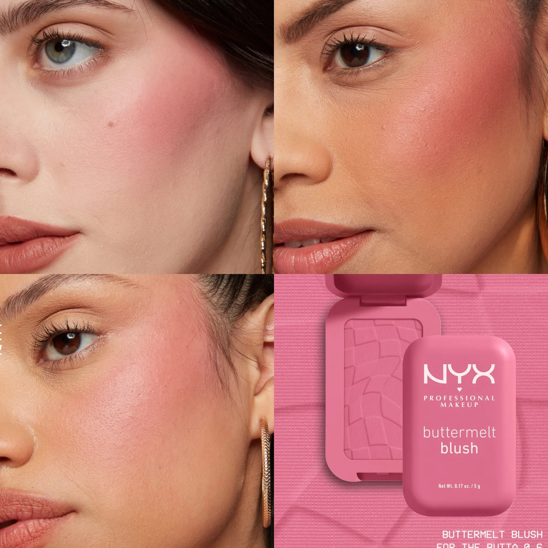 NYX Professional Makeup Buttermelt Blush 06 For The Butta 5g