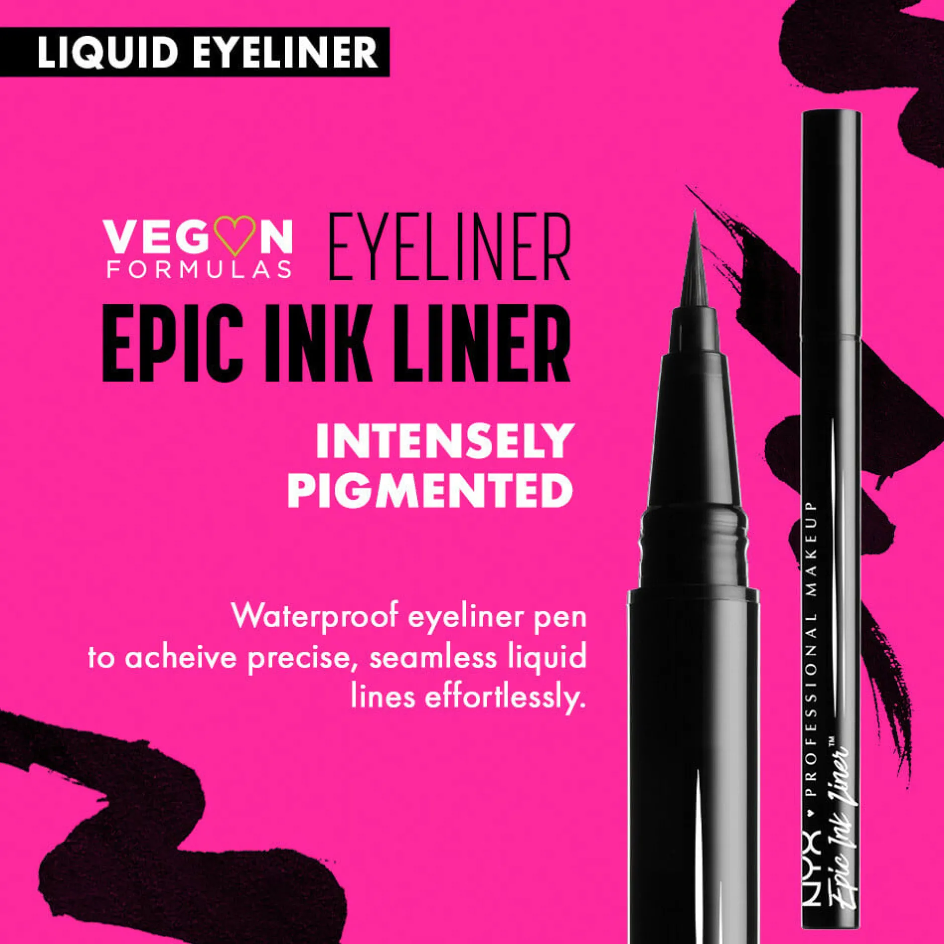 NYX Professional Makeup Epic Ink Liner 1 Black 1 ml