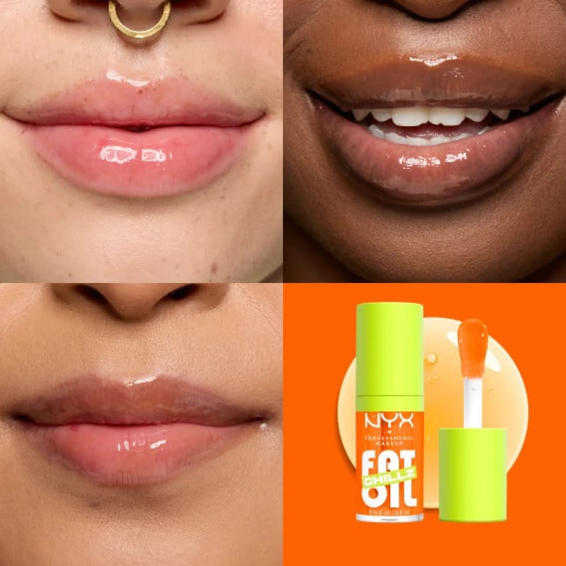 NYX Professional Makeup Fat Oil Chillz Lip Drip Läppolja 15 Citrus Chiller 4,8 ml