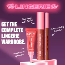 NYX Professional Makeup Lid Lingerie flytande ögonskugga 09 Cheeky Coral 6 ml
