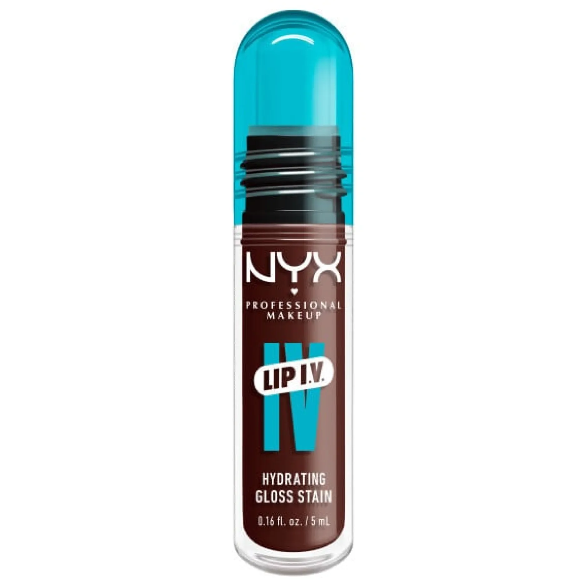 NYX Professional Makeup Lip I.V. Hydrating Gloss Stain 05 Mocha Me Wet 5 ml