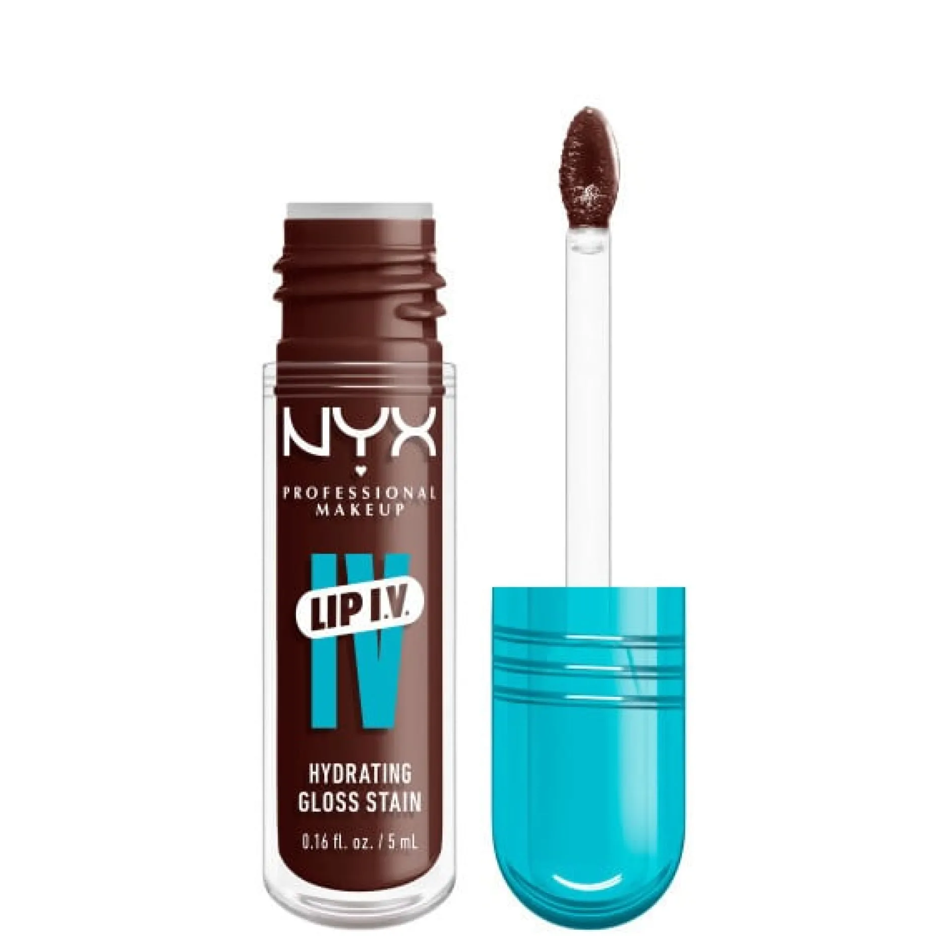 NYX Professional Makeup Lip I.V. Hydrating Gloss Stain 05 Mocha Me Wet 5 ml