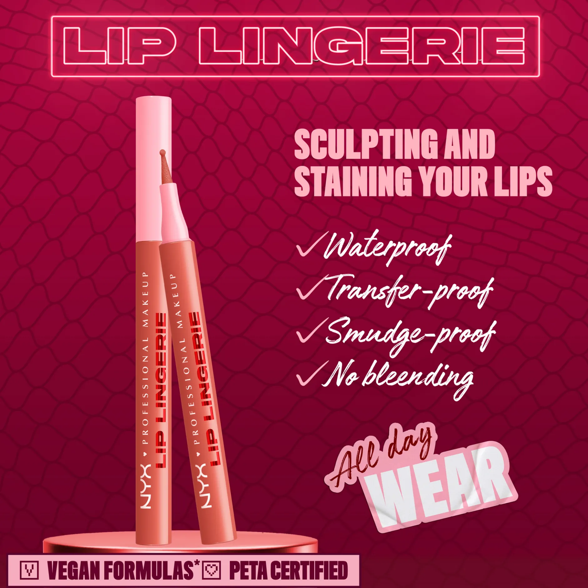 NYX Professional Makeup Lip Lingerie Liner Stain 08 After Hour 1 ml