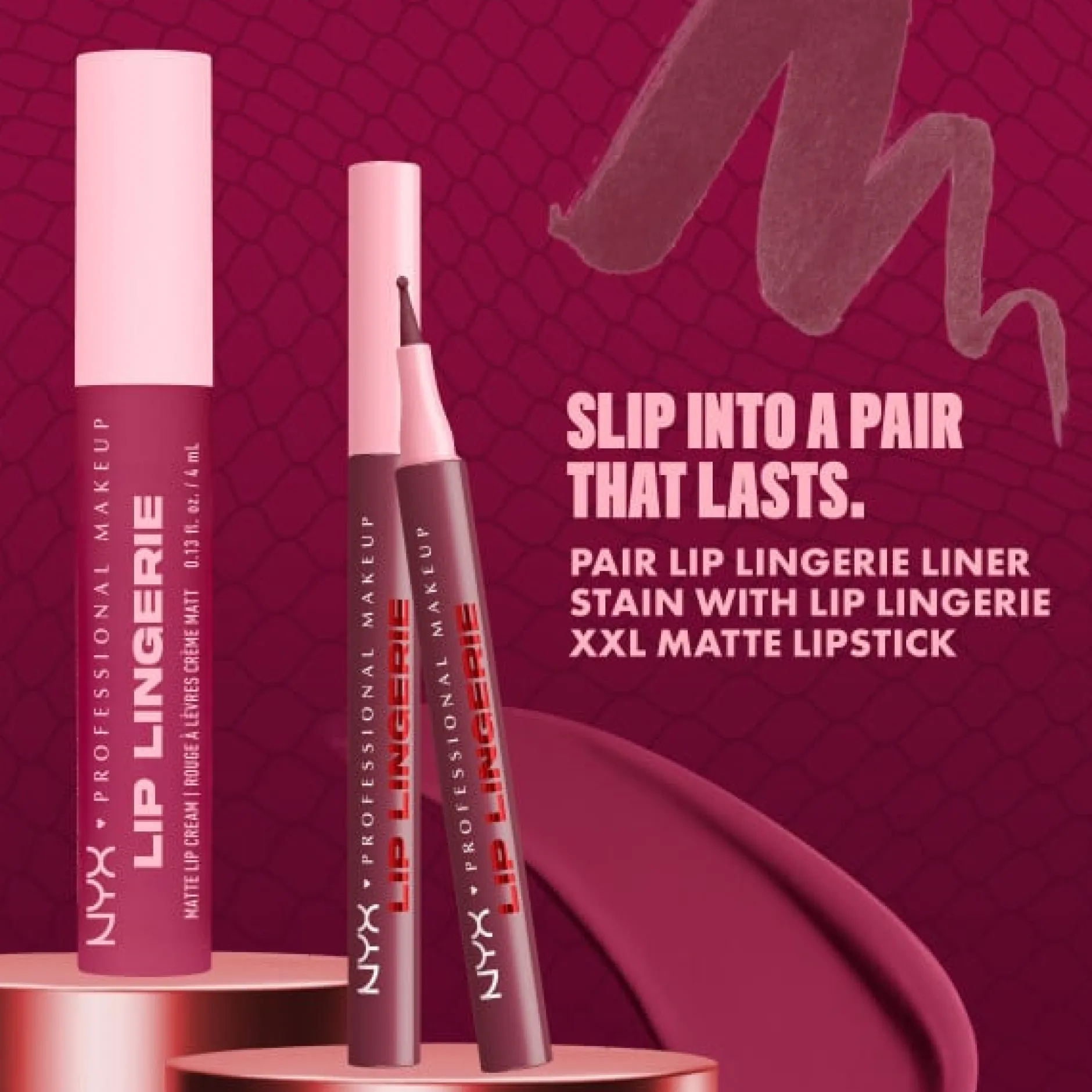 NYX Professional Makeup Lip Lingerie Liner Stain 03 Barely There 1 ml