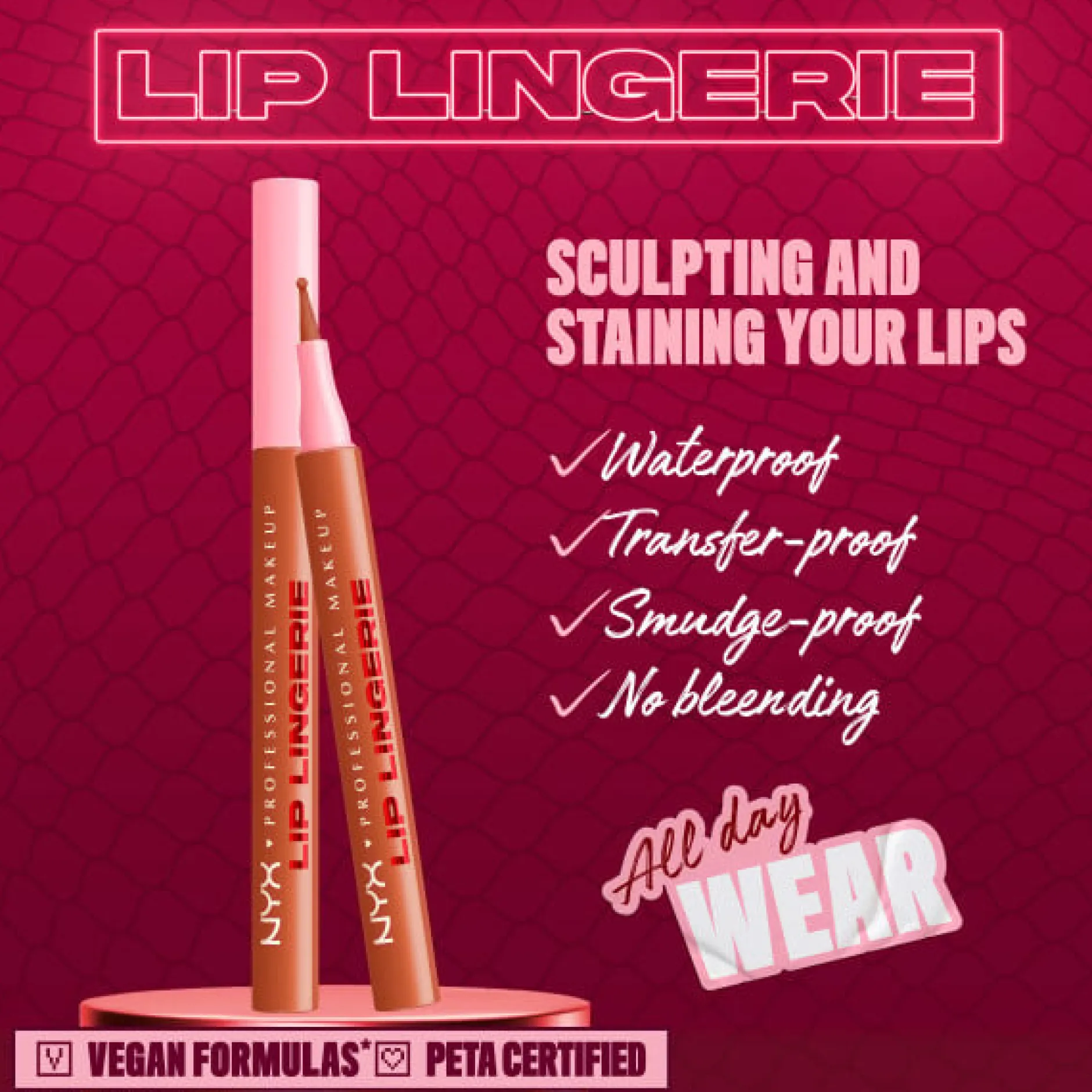 NYX Professional Makeup Lip Lingerie Liner Stain 03 Barely There 1 ml