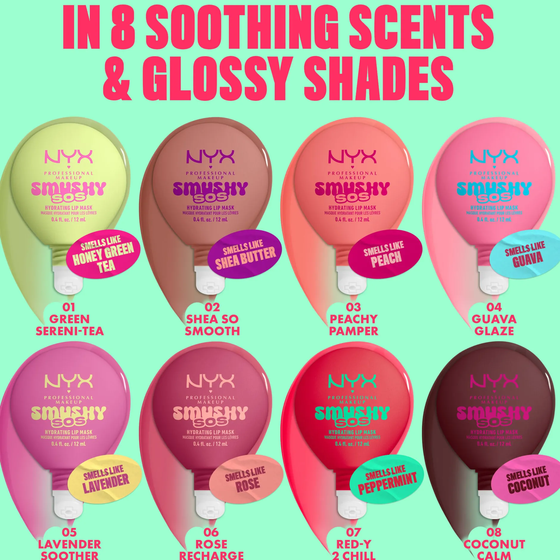 NYX Professional Makeup Smushy SOS Hydrating Läppmask 03 Peachy Pamper 12 ml