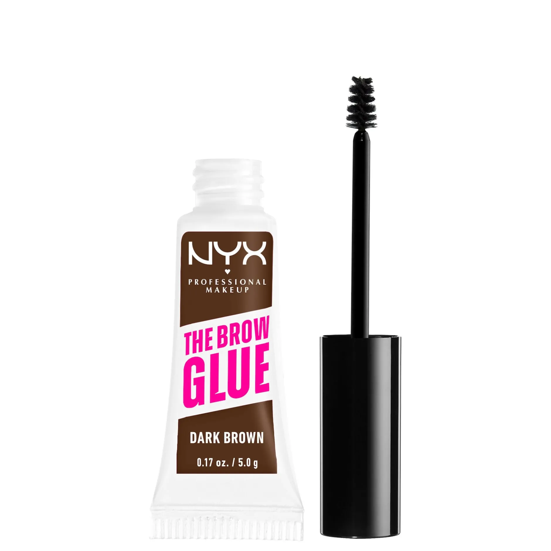NYX Professional Makeup The Brow Glue Instant Styler 4 Dark Brown 5g