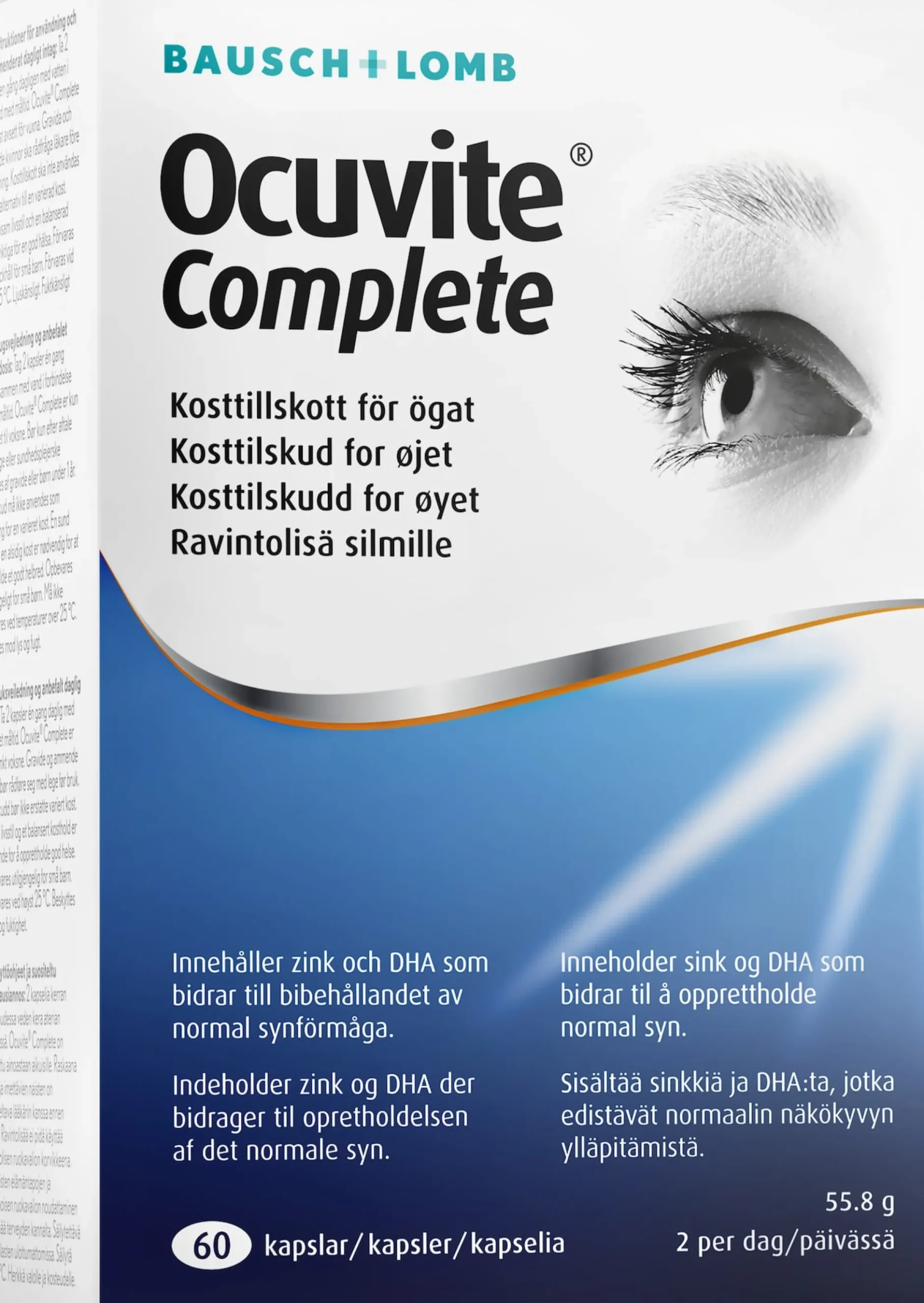 Ocuvite Complete Kosttillskott För Ögat 60 gelkapslar
