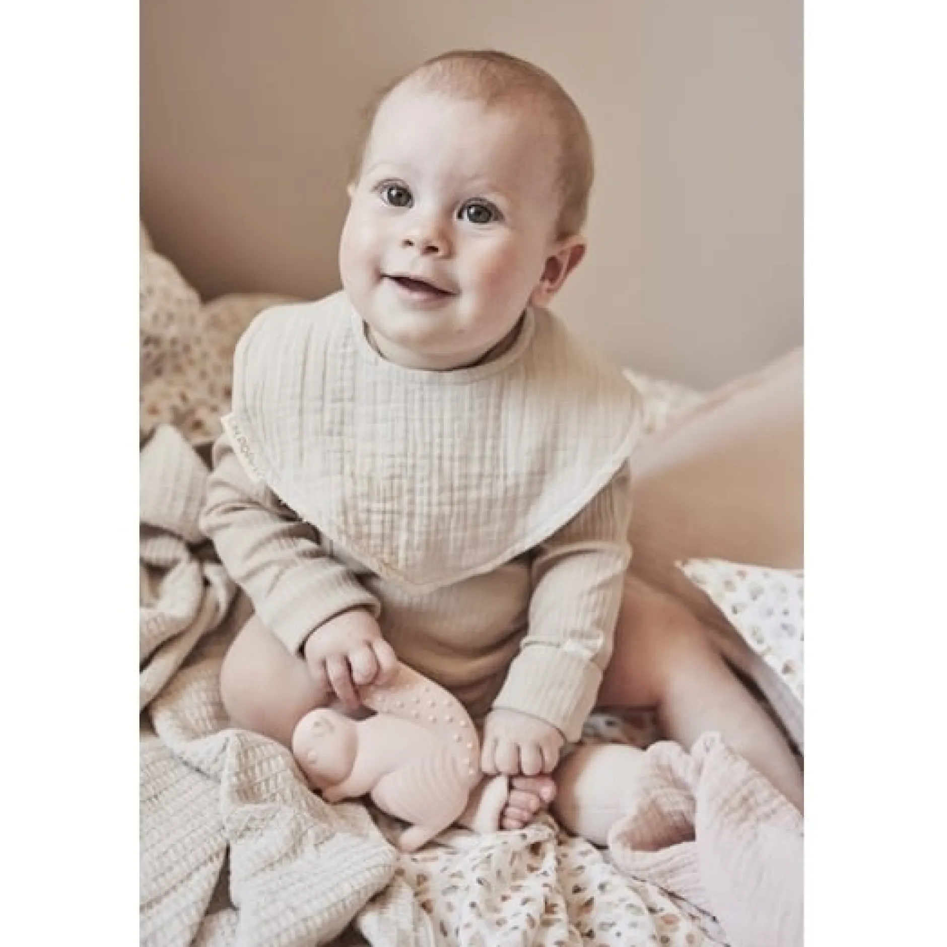 Oh, Poppy! Juno Dregglisar Warm Rust Linen Beige 2 st