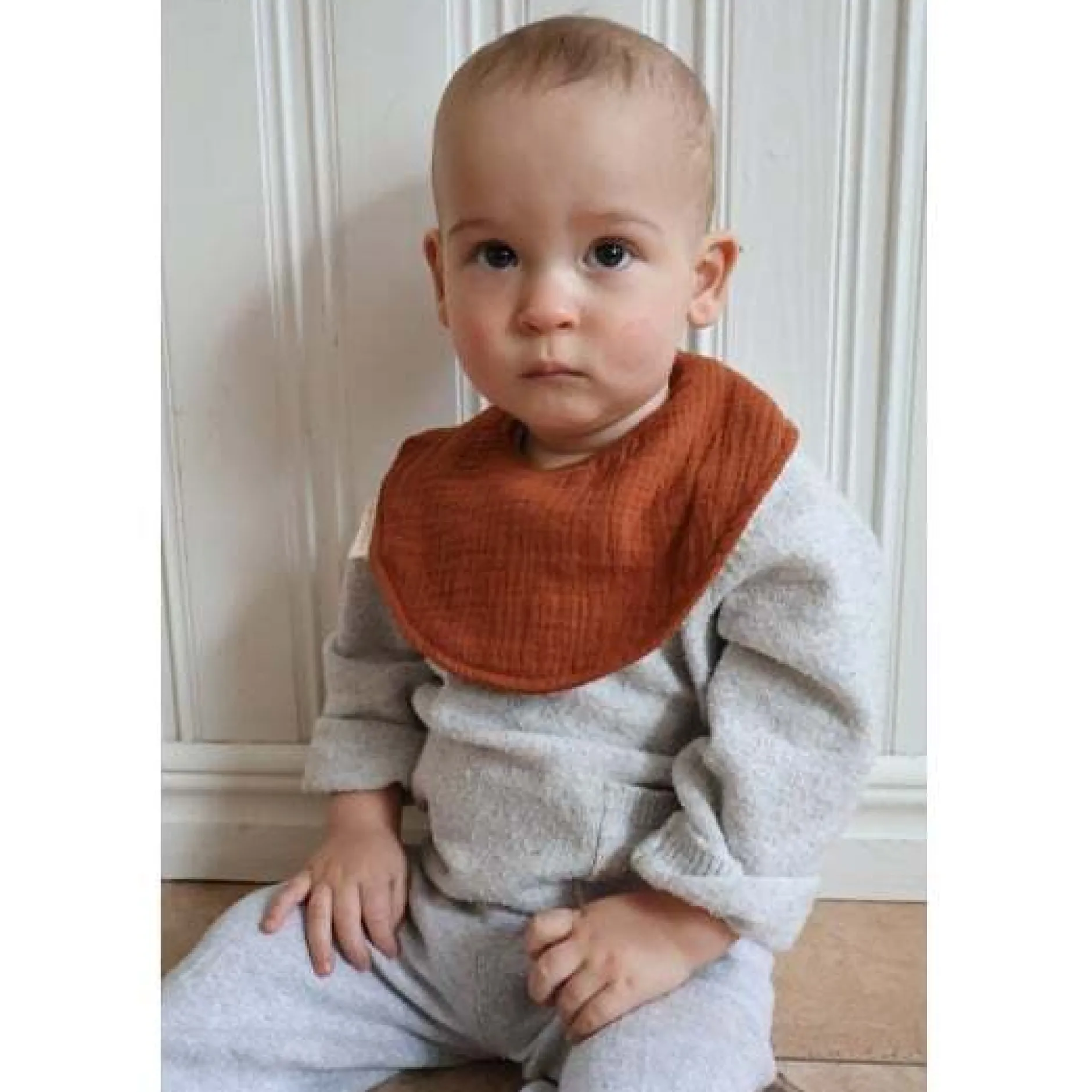 Oh, Poppy! Juno Dregglisar Warm Rust Linen Beige 2 st