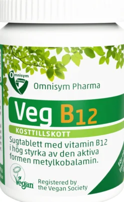 OmniVegan B12, 1000 µg - 120 tabletter