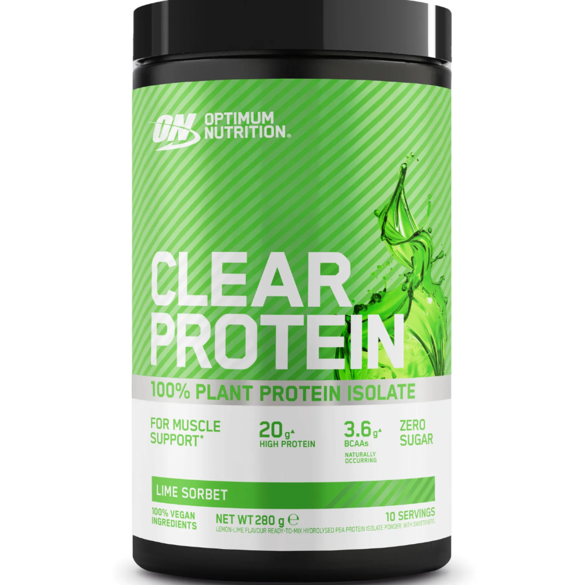 Optimum Nutrition Clear Vegan Protein Lime Sorbet 280 g