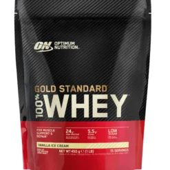 Optimum Nutrition 100% Whey Gold Standard Vanilla Ice Cream 450 g