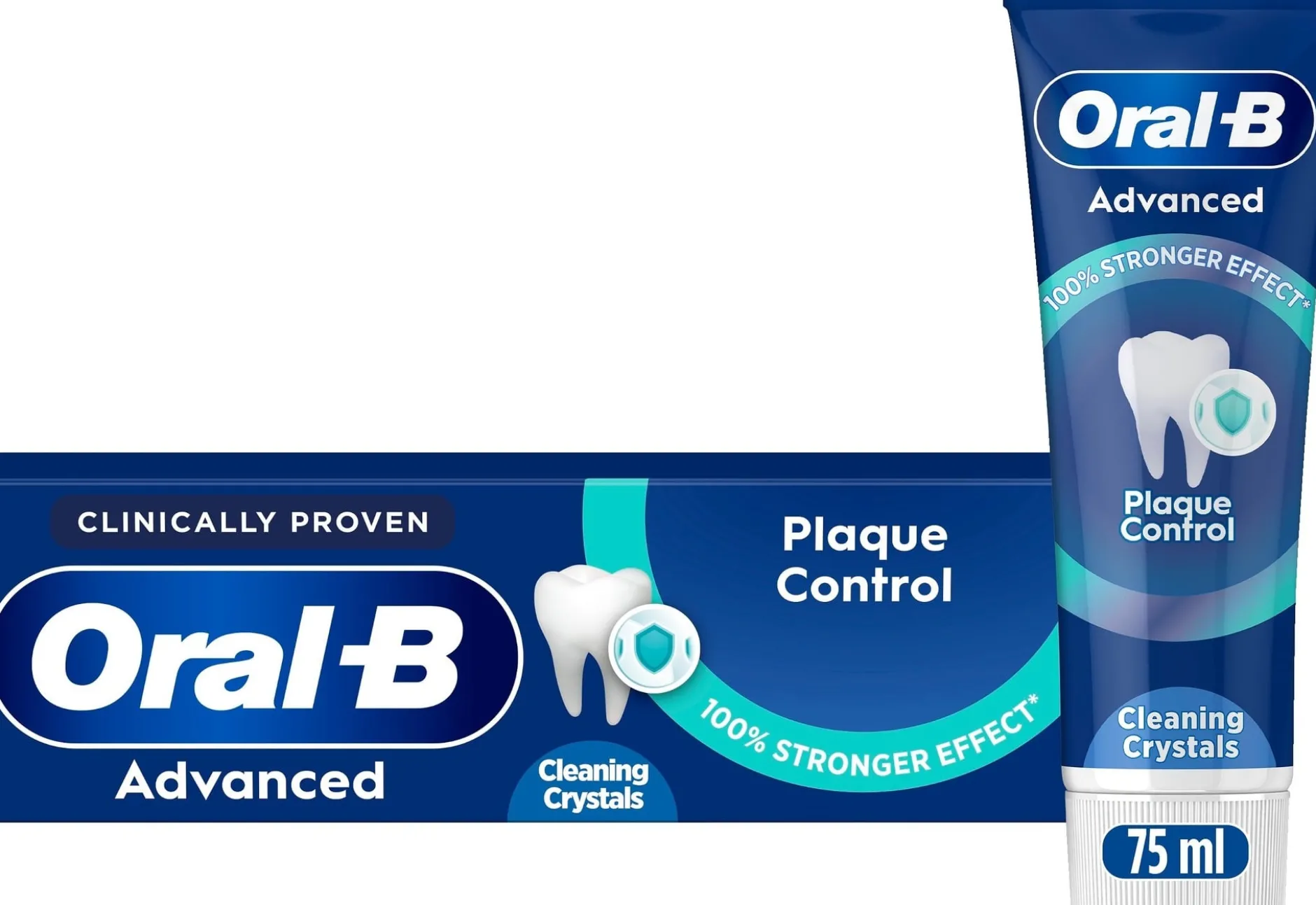 Oral-B Advanced Plaque Control Cleaning Crystals Tandkräm 75 ml