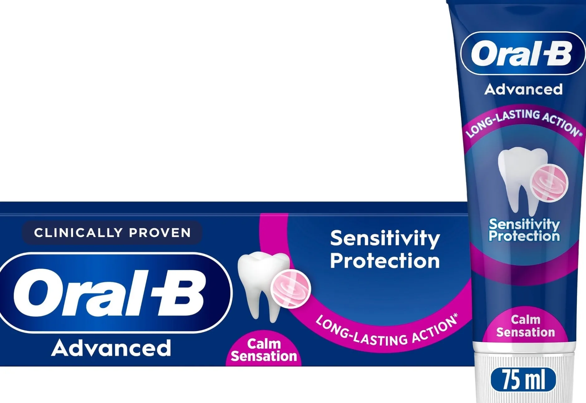 Oral-B Advanced Sensitivity Protection Calm Sensation Tandkräm 75 ml