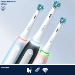 Oral-B iO 3 Duopack 2 eltandborstar, 2 huvuden, 1 resefodral