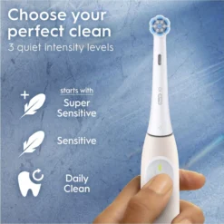 Oral-B iO 2 Eltandborste Calm Pink med resefodral
