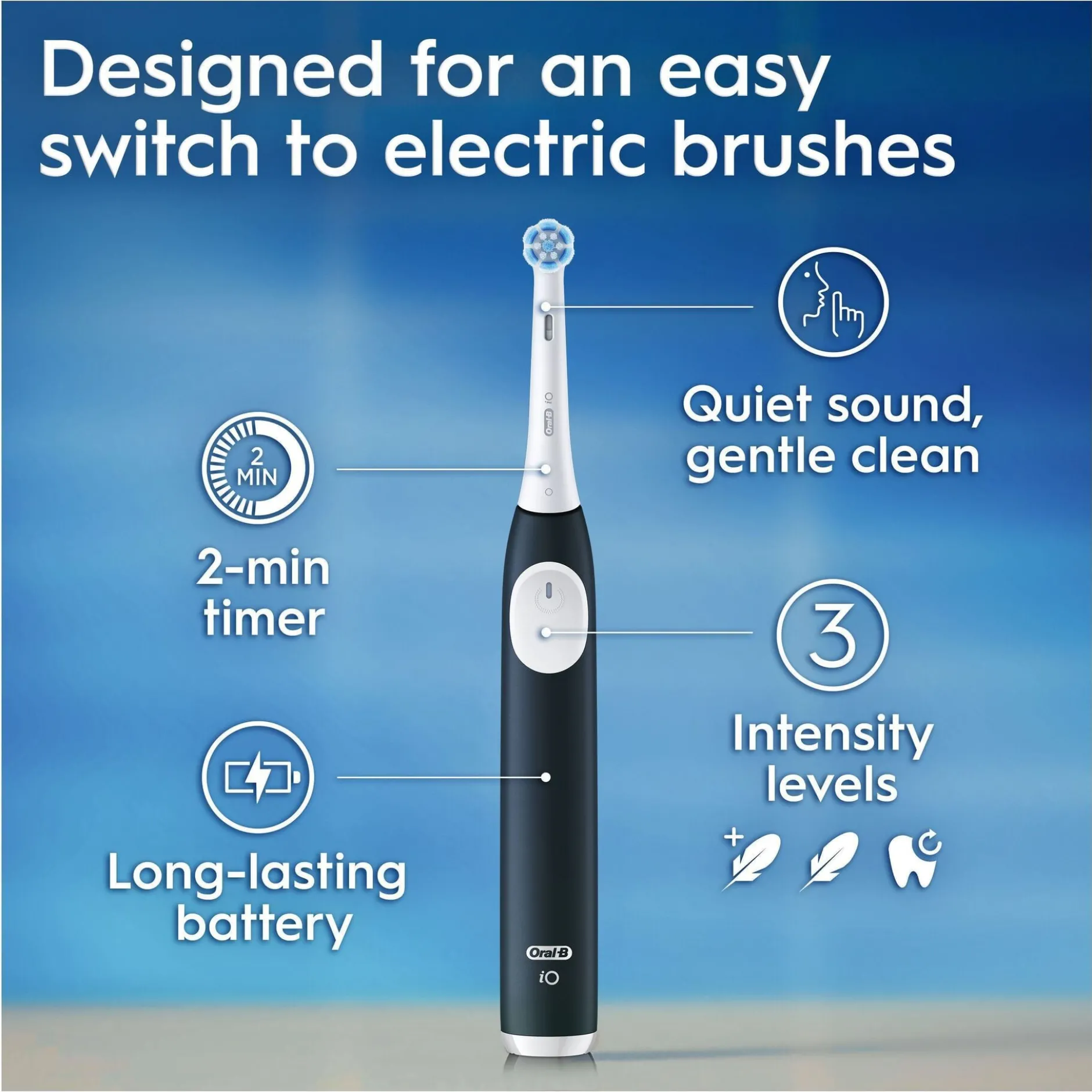 Oral-B iO 2 Eltandborste Forest Green med resefodral