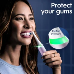Oral-B iO 9 Eltandborste Rosa, 2 tandborsthuvuden, 1 laddningsbart resefodral